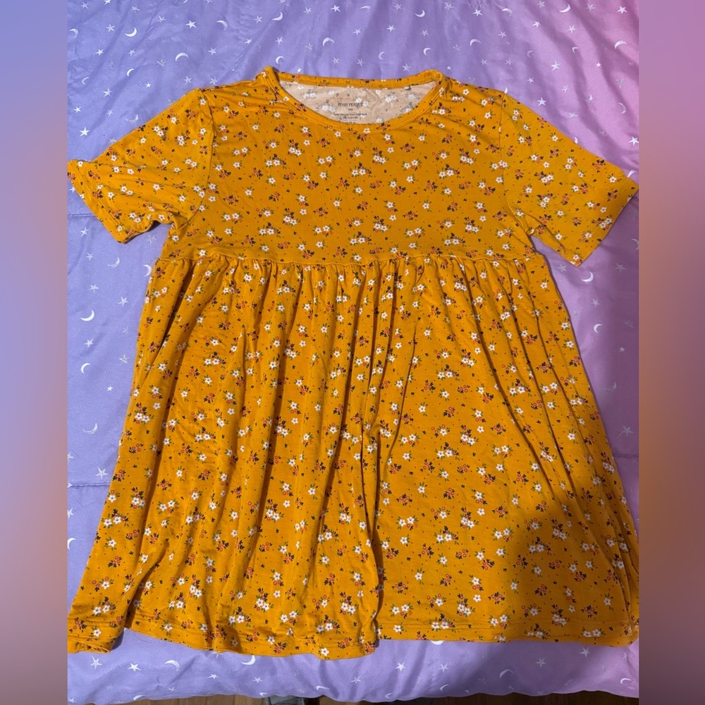 Posh Peanut mustard yellow top